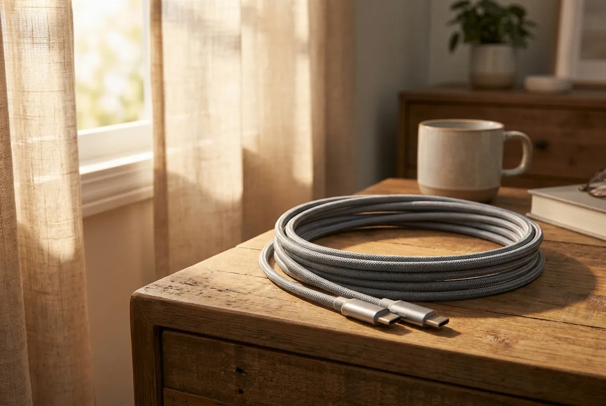 Illustrazione di un cavo USB‑C ad alta potenza (foto illustrativa)